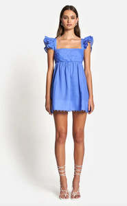 Sofia The Label: Luna Babydoll Frill Mini Dress