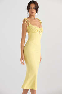 New Arrivals: Soren Buttercup Midi Dress