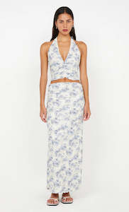 Birthday Girl Outfits: Bec and Bridge Riva Halter Top and Skirt Set - Porcelain Rose