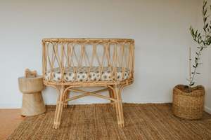 Muslin Fitted Bassinet Sheets: Fitted Bassinet Sheet | Pohu