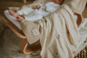 Swaddle Blankets: Muslin Swaddle Blanket | Kanuka