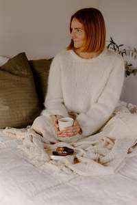 Muslin Throw Blanket: Organic Throw Blanket | Ecru