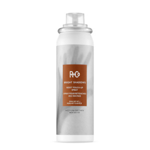 R+Co Bright Shadows Root Touch-Up Spray MEDIUM BROWN 59ml