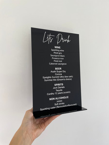 Bar Menu - Design 1 Leo Design Studio