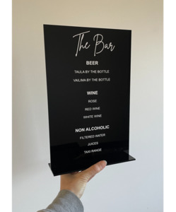Products: Bar Menu - Design 1 Leo Design Studio