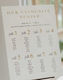 Seating plan - Shye Leo Design Studio