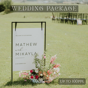 Wedding package - Up to 100 guests Leo Design Studio
