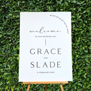 Products: Welcome sign - Grace Leo Design Studio