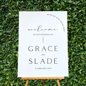 Products: Welcome sign - Grace Leo Design Studio