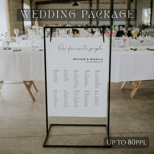 Wedding package - Up to 80 guests Leo Design Studio
