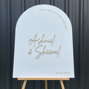 Products: Arch Welcome sign - Sheenal Leo Design Studio