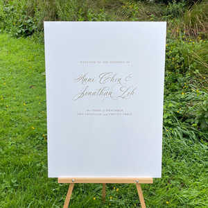 Products: Welcome sign - Anni Leo Design Studio