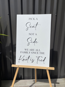 Pick a seat not a side Leo Design Studio