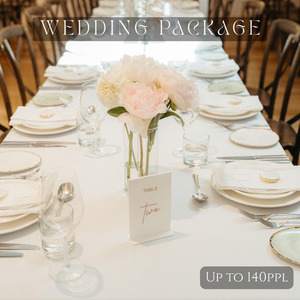 Products: Wedding package - Up to 140 guests Leo Design Studio