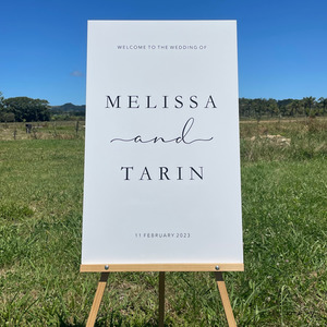 Products: Welcome sign - Melissa Leo Design Studio