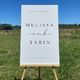 Welcome sign - Melissa Leo Design Studio