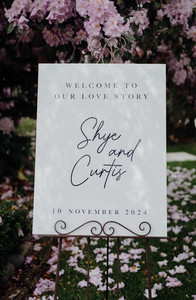 Welcome sign - Shye Leo Design Studio