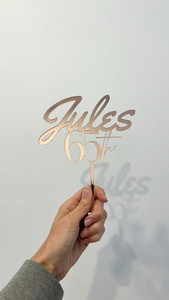 Products: Birthday topper Leo Design Studio