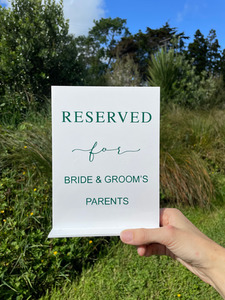 Products: Reserved sign - Design 1 Leo Design Studio