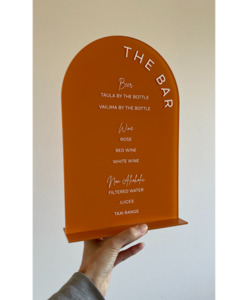 Products: Bar Menu - Taula Leo Design Studio