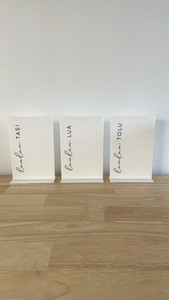 Acrylic table numbers - Samoan design 2 Leo Design Studio
