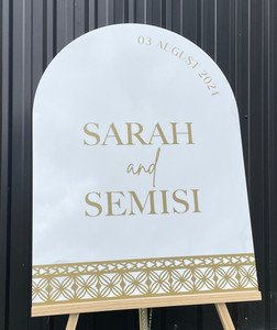 Products: Arch Welcome sign - Sarah Leo Design Studio