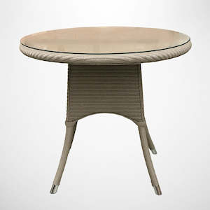 Nimes Table 900DIA in Taupe
