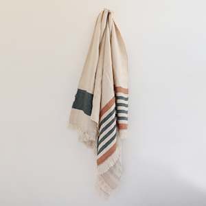 Essentials: Libeco Throw / Fouta in Laguna Verde 110 x 180