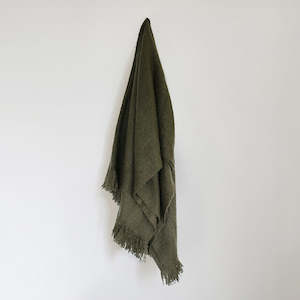 Essentials: Otago Green Throw