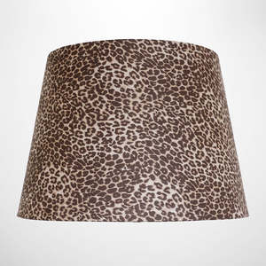 Leopard Print 46cm Tall Tapered Drum Lampshade