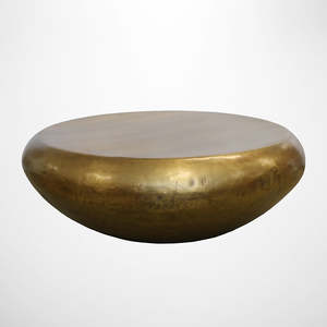 Best Selling: Casablanca Round Puff Drum Coffee Table