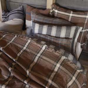 Libeco Rowan Pièce de lin Check 140 x 180