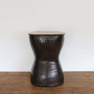 Luxor Stool in Antique Bronze Finish