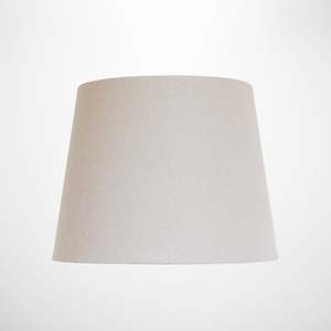 Flax Weave 36cm Tall Tapered Drum Lampshade