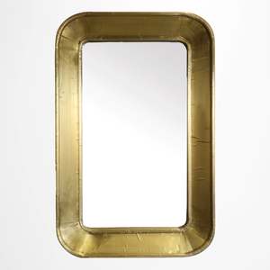 Capri Mirror in Antique Brass Finish