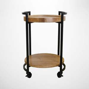 Cairo Trolley with Parquet Oak Top