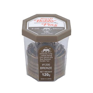 Clips Pins: Bobby Pins Brown 1.5"