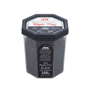 Clips Pins: Ripple Pins Black 2"