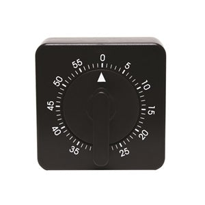 Timers Scales: Mechanical Timer Black Square