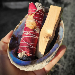 Smudge Sticks: Paua smudging kit