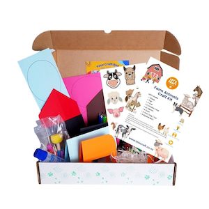Past Monthly Box Themes: Farm Animals Craft Kit