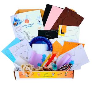 Past Monthly Box Themes: Arctic Animals Craft Kit