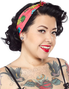Products: Sourpuss Pina Colada Rosie Scarf