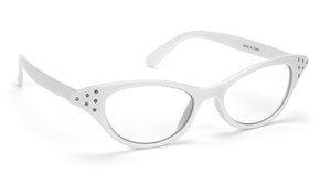 Products: Cat Eye Glasses – White