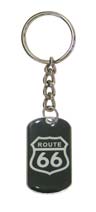 Route 66 Dogtag Keychain