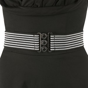 Products: Stripe Elastic Clasp Belt
