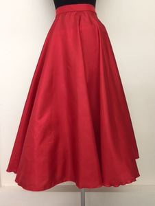 Rock n Roll Full Circle Dance Skirt – Red