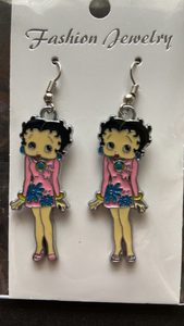 Products: Betty Boop Pink Dress Earrings