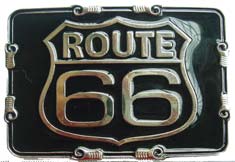 Route 66 Belt Buckle