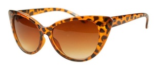 Cat Eye Sunglasses-Turtle Smoky